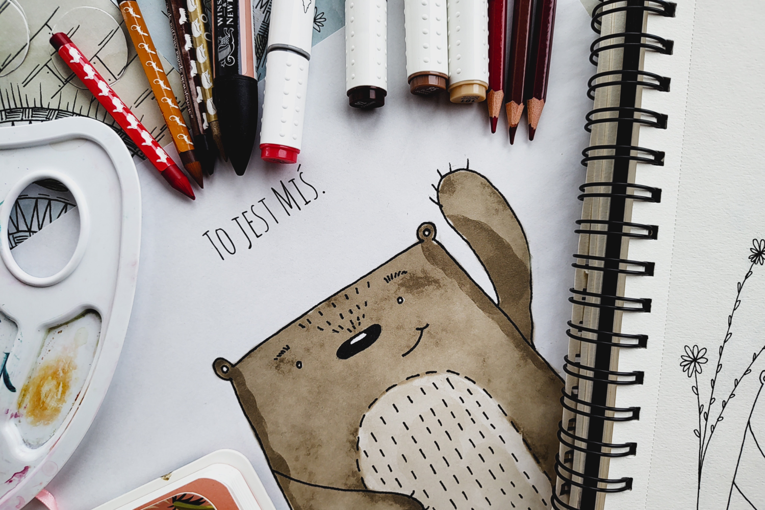 Teddy bear - selection of technique